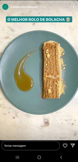 Bolo de Bolacha at A Minha Avó in Lisbon