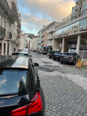 The street the cloud kitchen is on at A Minha Avó in Lisbon
