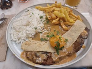 Bitoque at A Minha Avó in Lisbon