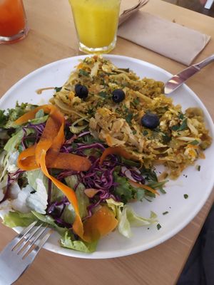 Brás de legumes at A Minha Avó in Lisbon