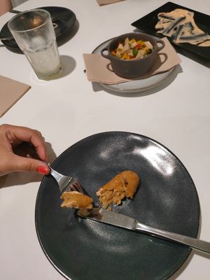 Croquetes e Salada de “Polvo"  at A Minha Avó in Lisbon