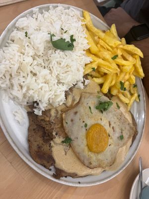 Seitan dish at A Minha Avó in Lisbon