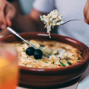 "Bacalhau" com natas at A Minha Avó in Lisbon