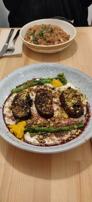 Rolo de "carne" / "meat"loaf absolutely delicious at A Minha Avó in Lisbon