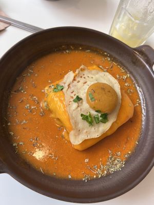 Francesinha  at A Minha Avó in Lisbon
