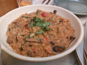 Arroz de "polvo " at A Minha Avó in Lisbon