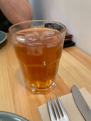 Ice tea at A Minha Avó in Lisbon