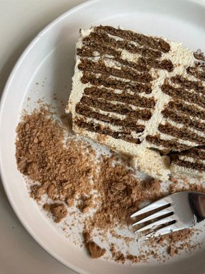 Bolo de bolacha at A Minha Avó in Lisbon