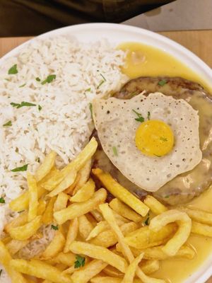 Bitoque at A Minha Avó in Lisbon