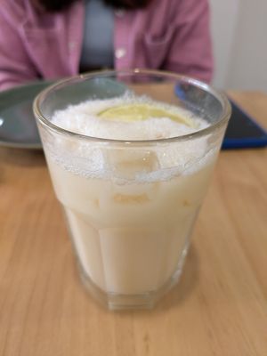 Coconut lime lemonade at A Minha Avó in Lisbon