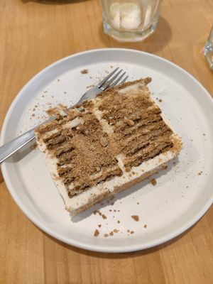 Cookie cake aka bolo de bolacha at A Minha Avó in Lisbon