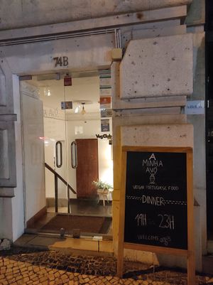 Exterior at A Minha Avó in Lisbon