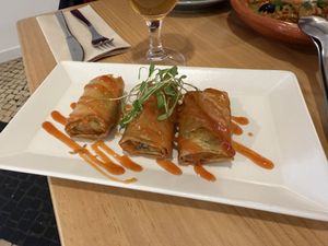 Estaladicos de Alheira #Veganuary at A Minha Avó in Lisbon