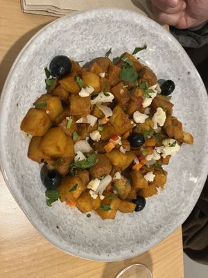 soja estilo porco. Muy rico #Veganuary at A Minha Avó in Lisbon