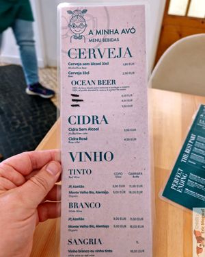 Drinks at A Minha Avó in Lisbon