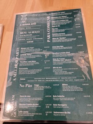  at A Minha Avó in Lisbon