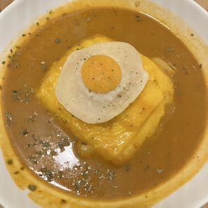 Francesinha  at A Minha Avó in Lisbon