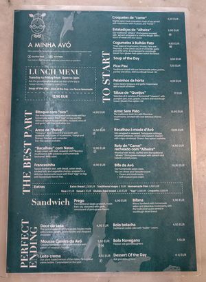  at A Minha Avó in Lisbon