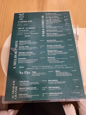  at A Minha Avó in Lisbon