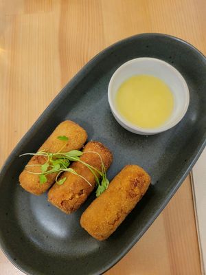 Croquettes at A Minha Avó in Lisbon