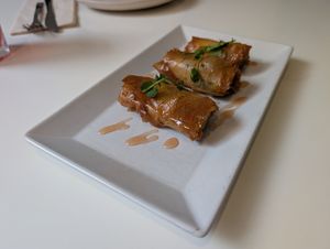 Like a pig in a blanket at A Minha Avó in Lisbon