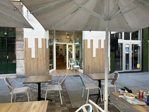 Outside & terrace  at The Fresh Poke in Santander