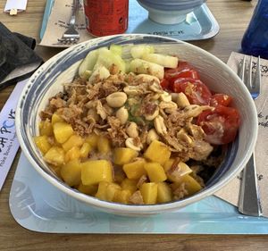 Poke bowl with mango, avocado & more  at The Fresh Poke in Santander