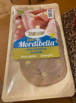 Vegan mortadella  at Il Germoglio in Bari