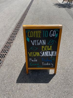 Advertising outside 2 at Veg Box in Duebendorf