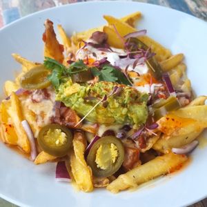 Loaded Chips  at Butternut Pantry in Saundersfoot