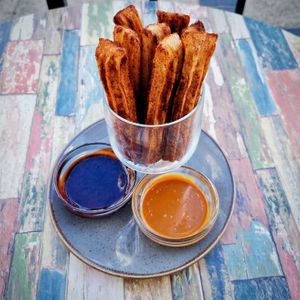 Churros at Butternut Pantry in Saundersfoot