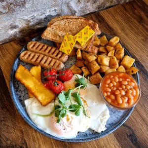 Veggie Breakfast at Butternut Pantry in Saundersfoot