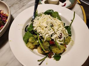 Vegan gnocchi at Harrigan's Hunter Valley in Pokolbin