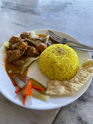  Vegetarian Rendang Mutton Rice RM15
 at Jia De Bao in Port Dickson