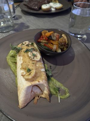 Tofu bolognese burrito   at Hornox in Zermatt
