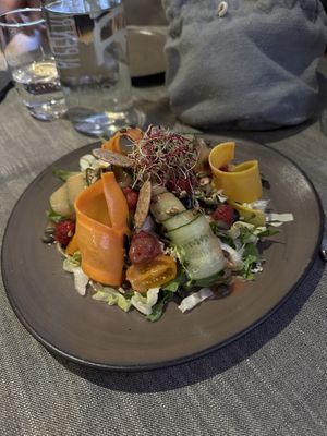 Autumn salad   at Hornox in Zermatt