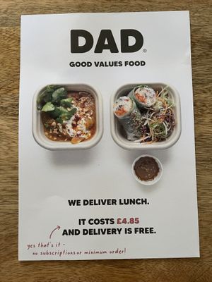   at DAD Daily Meal Delivery in London