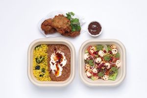 Black Dhal & Aloo Tikki
 at DAD Daily Meal Delivery in London