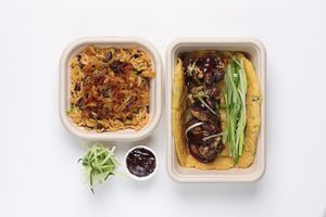 Chinese Hoisin Pancake
 at DAD Daily Meal Delivery in London