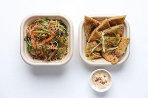 Kimchee Pancake & Noodles
 at DAD Daily Meal Delivery in London