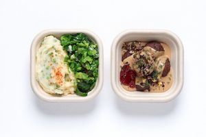 Scandinavian Black Bean & Lentil Meatballs
 at DAD Daily Meal Delivery in London
