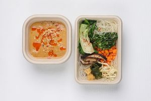 Sesame Ramen with Vermicelli Noodles
 at DAD Daily Meal Delivery in London