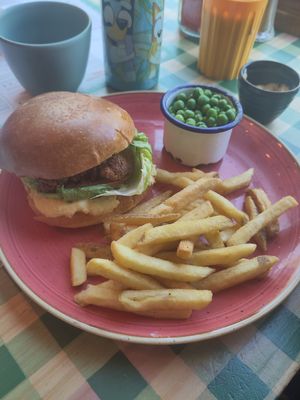 Kids falafel burger at Lounges - Volpo Lounge in Leicester
