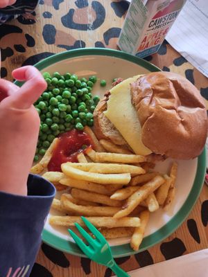 Kids falafel burger at Lounges - Volpo Lounge in Leicester