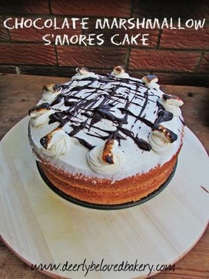S'mores Cake  at Deerly Beloved Bakery in Norwich