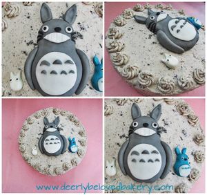 Oreo Cookie and Kream Totoro Cake at Deerly Beloved Bakery in Norwich