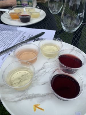 Wine sampling- free with wine club membership  at Whitecliff Winery in Gardiner