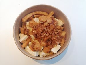 "Toronto" vegan poutine at Mon Caribou in Nancy