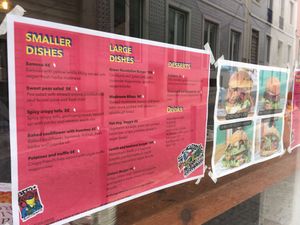 Menu  at Green Revolution - Maybe closed in Lisbon