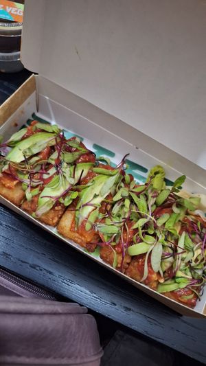 Sushi cake vegan-on 🍣👌🏻👌🏻👌🏻 at Vegan On Polanco in Mexico City